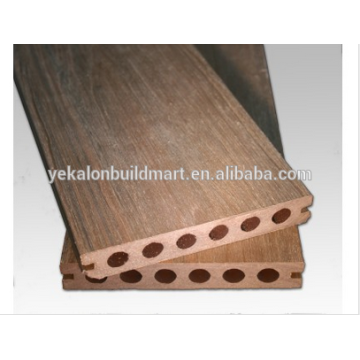 Coffee Color WPC decking High Quality Solid Co-Extrusion composite deck. Waterproof WPC outdoor decking floor